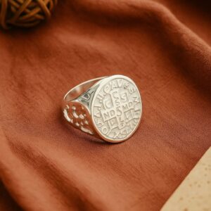ANILLO SAN BENITO CON FLORES