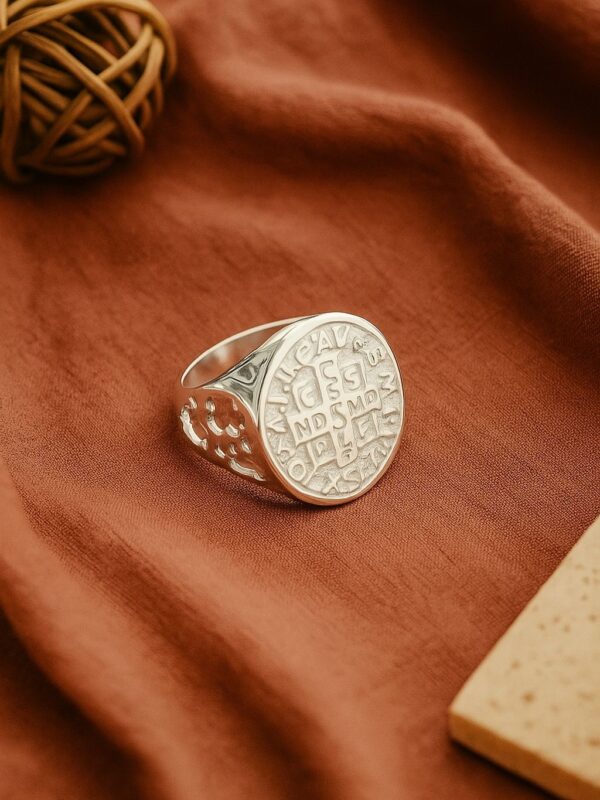 ANILLO SAN BENITO CON FLORES