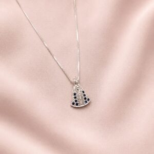 Cadena con dije Virgen de Luján pasante